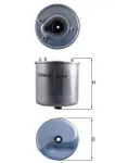 MAHLE Kütusefilter KL 780