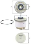 MAHLE  Kütusefilter KX 268D