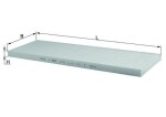 MAHLE Filter,  salongiõhk LA 123