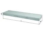 MAHLE Filter,  salongiõhk LA 25