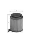 MAHLE Filter,  salongiõhk LA 48
