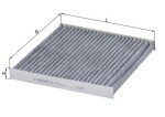 MAHLE Filter,  salongiõhk LAK 107