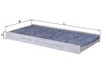 MAHLE Filter,  salongiõhk LAK 117