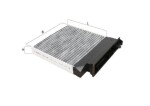 MAHLE Filter,  salongiõhk LAK 230