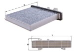 MAHLE Filter,  salongiõhk LAK 589