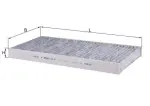 MAHLE Filter,  salongiõhk LAK 78