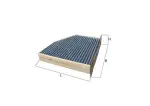 MAHLE  Filter,salongiõhk CareMetix® LAO 181