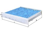 MAHLE  Filter,salongiõhk CareMetix® LAO 54