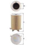 MAHLE  Õhufilter LX 1566