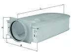 MAHLE  Õhufilter LX 1833