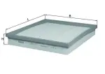 MAHLE  Õhufilter LX 2076/1
