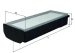MAHLE  Õhufilter LX 2796/1