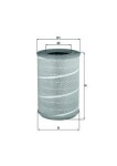 MAHLE Õhufilter LX 604/1