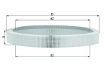 MAHLE Õhufilter LX 61