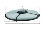 MAHLE  Õhufilter LX 729