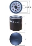 MAHLE  Õlifilter OC 1051
