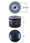 MAHLE  Õlifilter OC 204