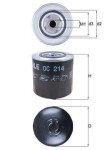 MAHLE  Õlifilter OC 214