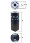 MAHLE Õlifilter OC 382