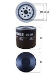 MAHLE  Õlifilter OC 383