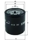 MAHLE  Õlifilter OC 614