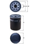 MAHLE Õlifilter OC 986
