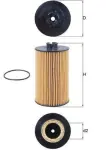 MAHLE Õlifilter OX 161D