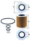 MAHLE  Õlifilter OX 166/1D