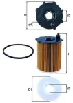 MAHLE  Õlifilter OX 171/2D