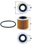 MAHLE  Õlifilter OX 416D1