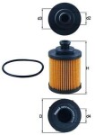 MAHLE Õlifilter OX 418D