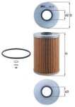 MAHLE  Õlifilter OX 41D