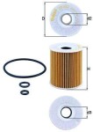 MAHLE Õlifilter OX 422D