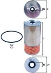 MAHLE Õlifilter OX 78D