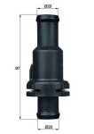 MAHLE  Termostaat,Jahutusvedelik BEHR TH 5 75