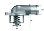 MAHLE Termostaat, Jahutusvedelik BEHR TI 212 87D