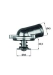 MAHLE  Termostaat,Jahutusvedelik BEHR TI 22 71