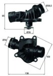 MAHLE  Termostaat,Jahutusvedelik TI 234 88