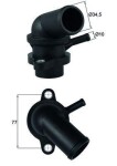MAHLE Termostaat,  Jahutusvedelik BEHR TI 240 87D
