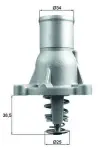 MAHLE Termostaat,  Jahutusvedelik BEHR TI 260 92