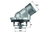 MAHLE  Termostaat,Jahutusvedelik BEHR TI 45 87D