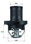 MAHLE  Termostaat,Jahutusvedelik BEHR TI 47 89