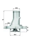 MAHLE  Termostaat,Jahutusvedelik BEHR TI 68 87D