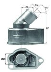 MAHLE Termostaat,  Jahutusvedelik BEHR TI 9 92