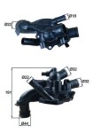 MAHLE  Термостат, охлаждающая жидкость BEHR TM 46 105