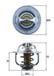 MAHLE Termostaat,  Jahutusvedelik BEHR TX 179 89D