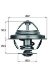 MAHLE Termostaat,  Jahutusvedelik BEHR TX 27 71D