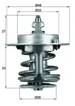 MAHLE Termostaat, Jahutusvedelik BEHR TX 63 88