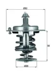 MAHLE Termostaat,  Jahutusvedelik BEHR TX 71 82D
