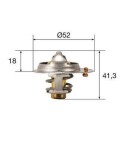 MAHLE Termostaat,  Jahutusvedelik BEHR TX 85 82